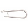 ANDEX Bez Barier Uchwyt półokrągły uchylny 70cm 801/70B stal nierdzewna biały